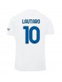 Inter Milan Lautaro Martinez #10 Venkovní Dres 2023-24 Krátký Rukáv